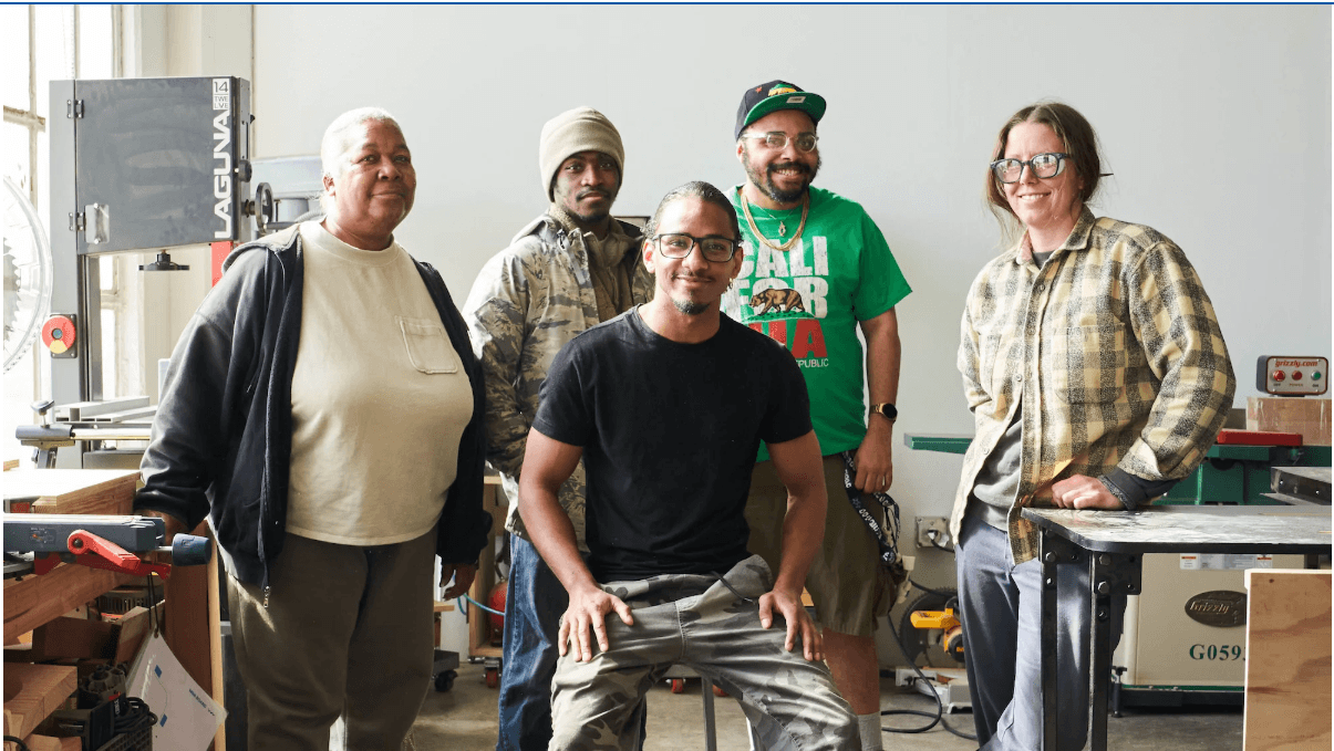 Small-business team at work in their Ohio shop